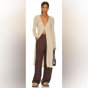 NWT🔥$98 Free People Skylight Cardigan in Morning Oat✨Medium  Luxurious ♥Last 1!